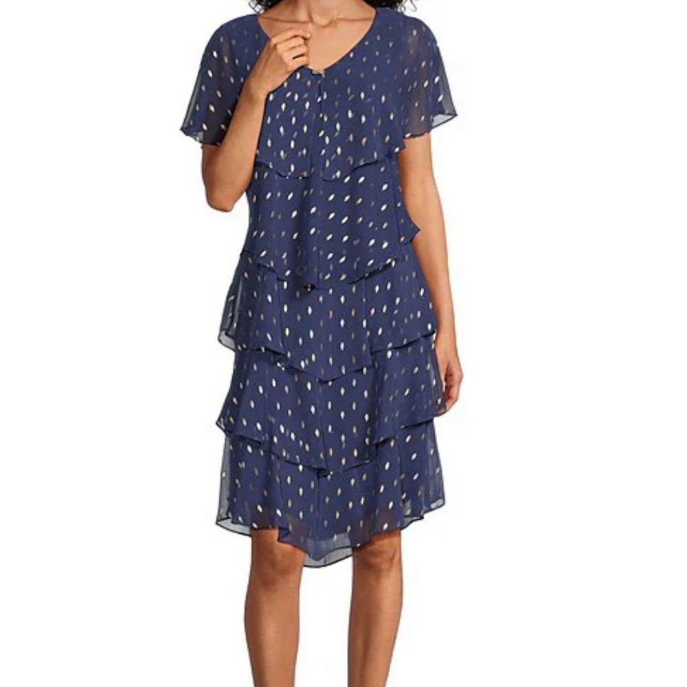 Navy cocktail dress
